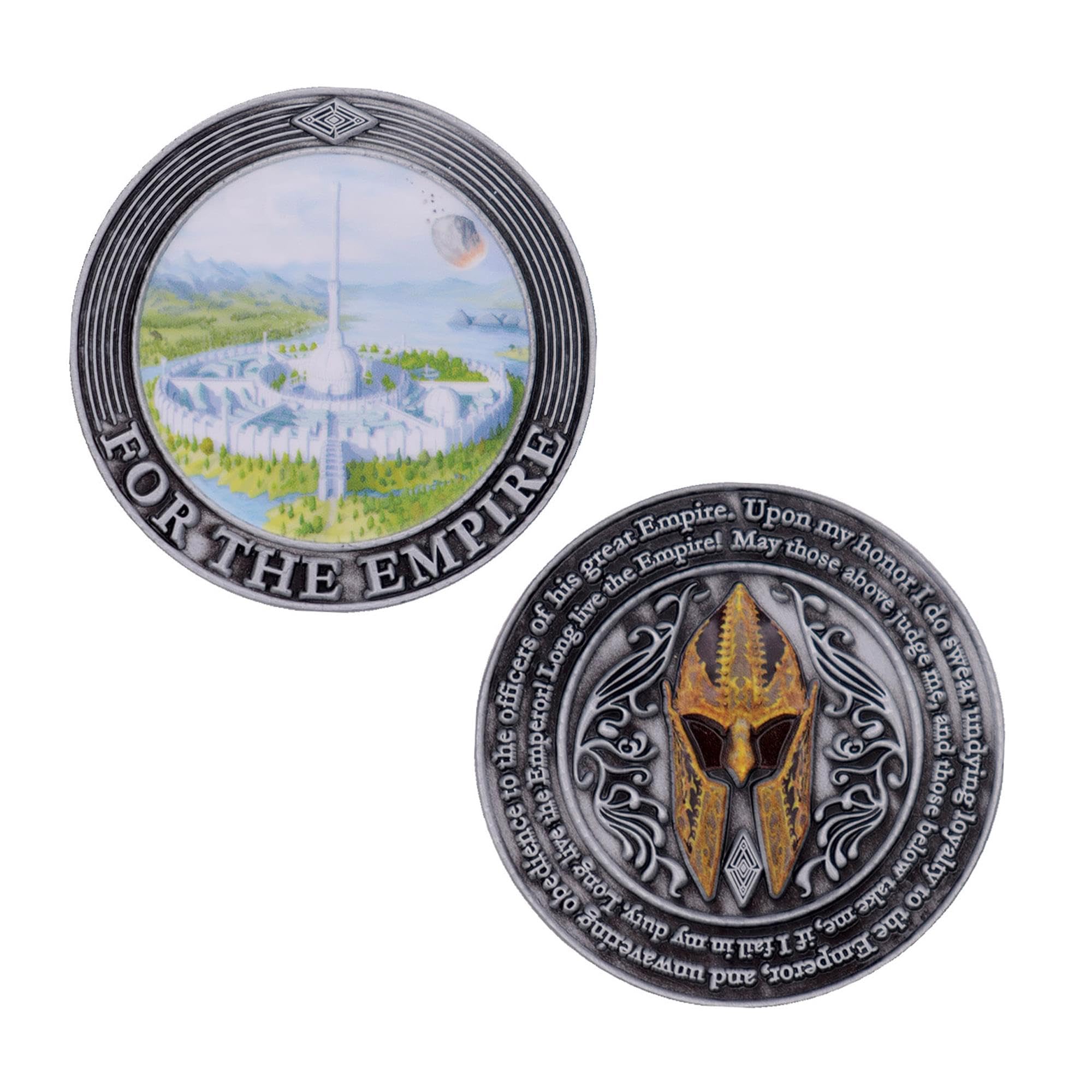 FaNaTtik The Elder Scrolls IV: Oblivion Imperial City Coin – Officially Licensed Limited Edition Collectible – Individually Numbered – 38mm Diameter