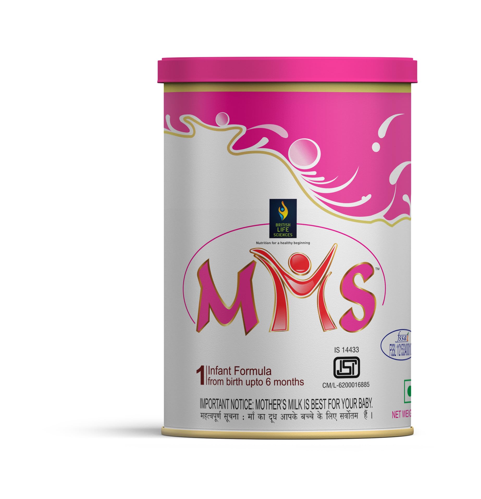 BRITISH LIFE SCIENCES MMS - Infant Formula for 0-6 Months Old | Stage 1 Essential Infant Milk Formula for Overall Development for Babies/Toddlers | Nutritious Milk Drink Powder For Infants, 400 g (B08GKGMM9C) Amazon Price History, Amazon Price Tracker