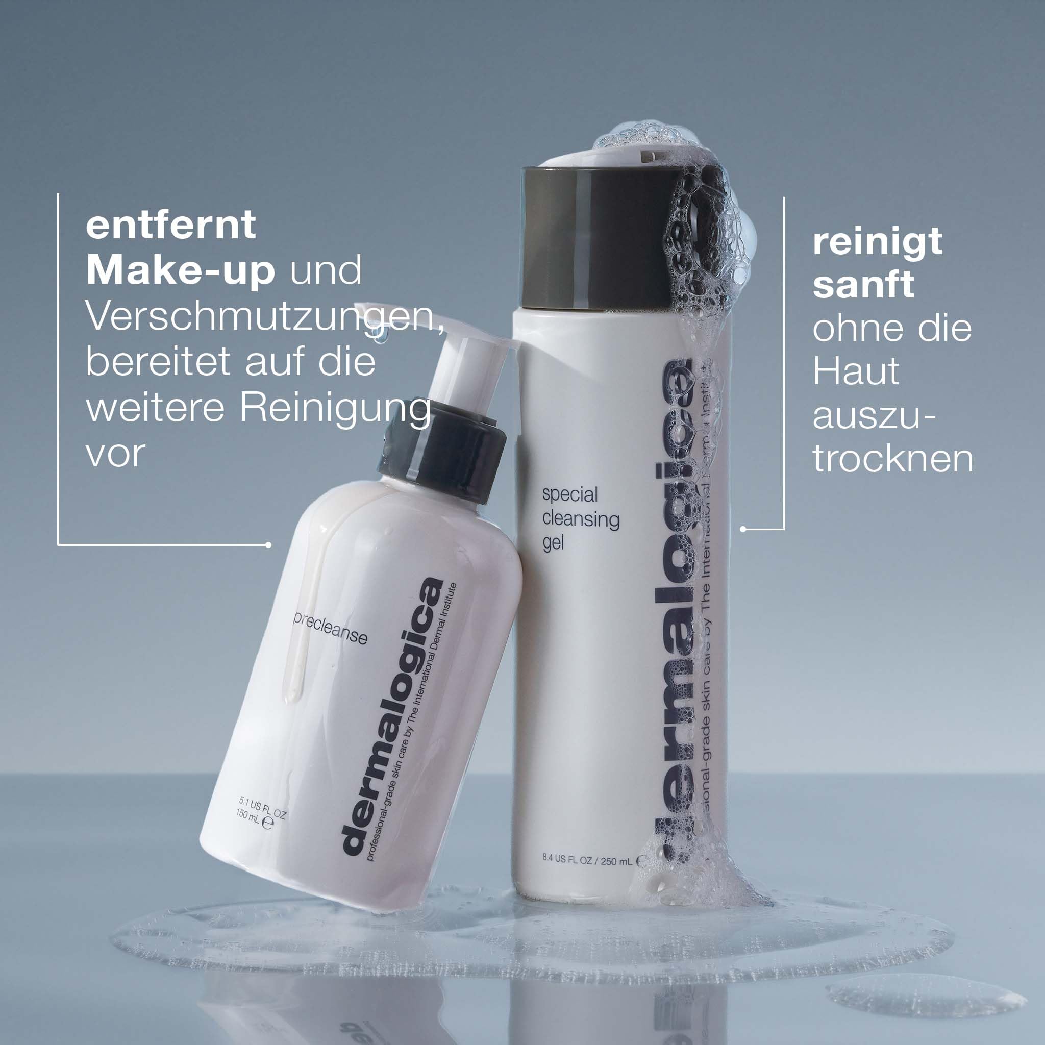 Dermalogica Special Cleansing Gel Gesichtsreiniger 500ml Nachfüllen | Seifenfreier, schäumender Reiniger, der Unreinheiten entfernt, ohne die Haut auszutrocknen.