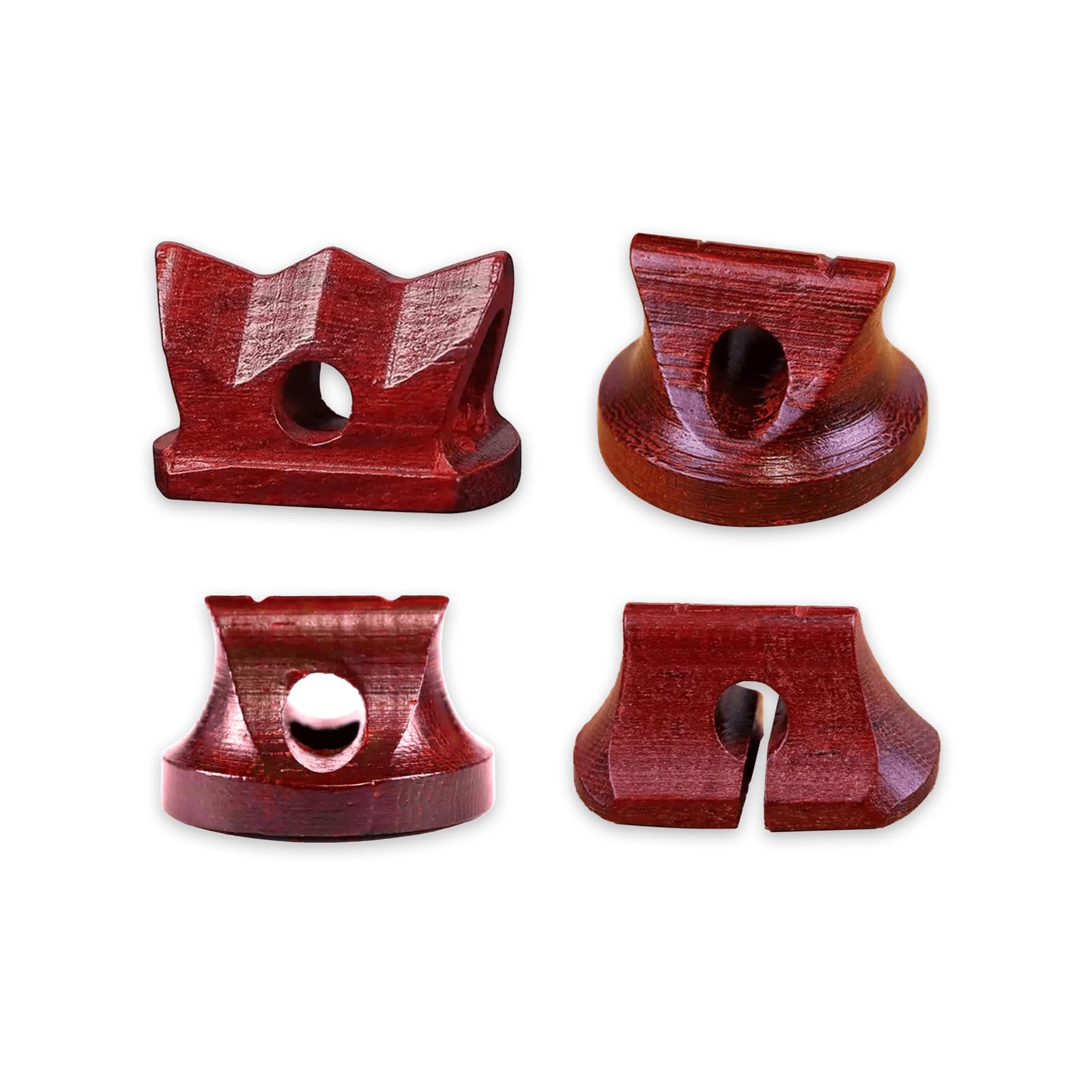 MUYIYANG 4pcs Professional Sandalwood Erhu Bridge Accessories for Enhanced Sound Replacement Parts for Erhu Performers