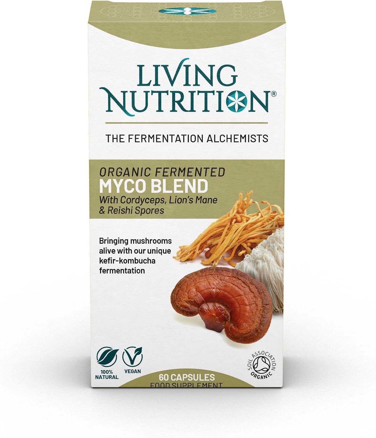 Living Nutrition Organic Fermented Myco Blend
