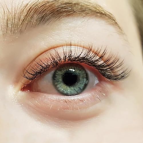 Miniatura 8 de Pinzas profesionales grandes de extensión de pestañas de 5.5 in, acero japonés, revestimiento de titanio dorado, peso ligero, lo mejor para maestros