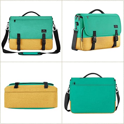 Miniatura 31 de MATEIN Bolsa tipo mensajero para hombres, mochila escolar para adolescentes, ligera de 17.3 pulgadas, maletín para laptop grande, bolsa cruzada