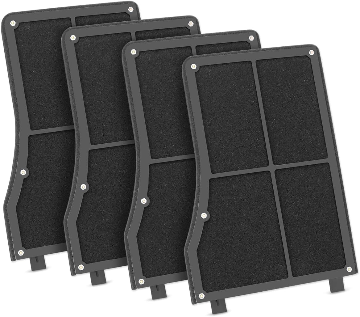 4pcs Cabin Air Filter Fit for Peterbilt 389 388 579 567 367 365 337 330 Trucks 2013-2023, Replace 5X013817 5S013817 WP10154 PA5765 AF55832 CAF24024