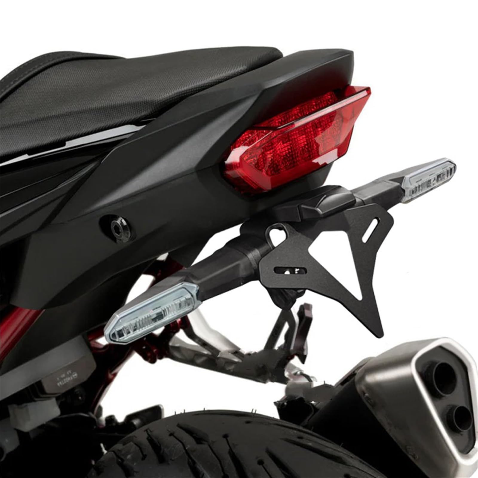 Soporte De Matrícula Trasero Corto Motocicleta para CB 750 CB750 Hornet 2023- con Luz LED