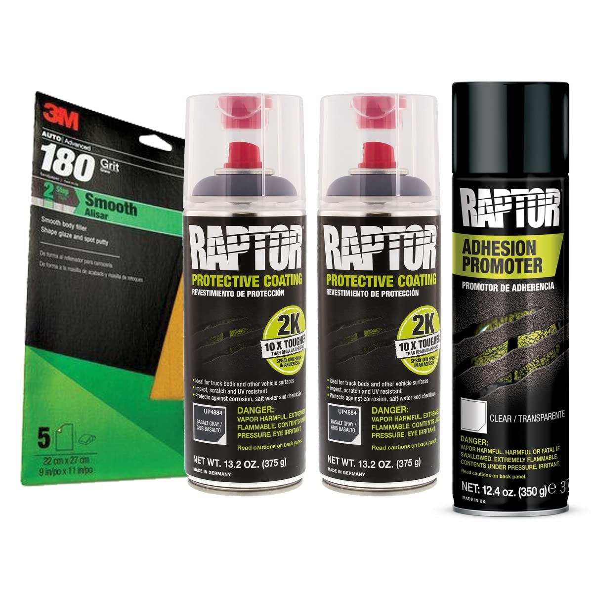 Amazon.com: RAPTOR 2K Basalt Gray Truck Bedliner Flexible Plastic