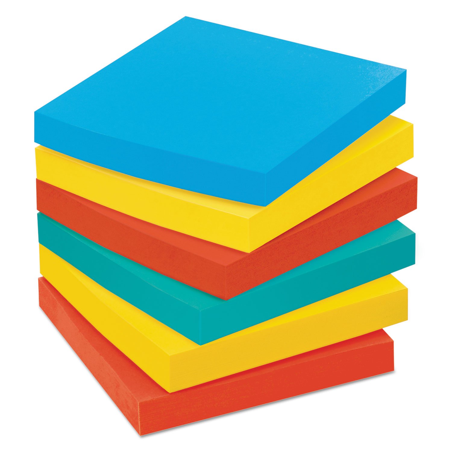 3M 65418Brcp Post-It Note Pads Cabinet Pack, 3 X 3, Jaipur Colors, 18 Pads/Pk