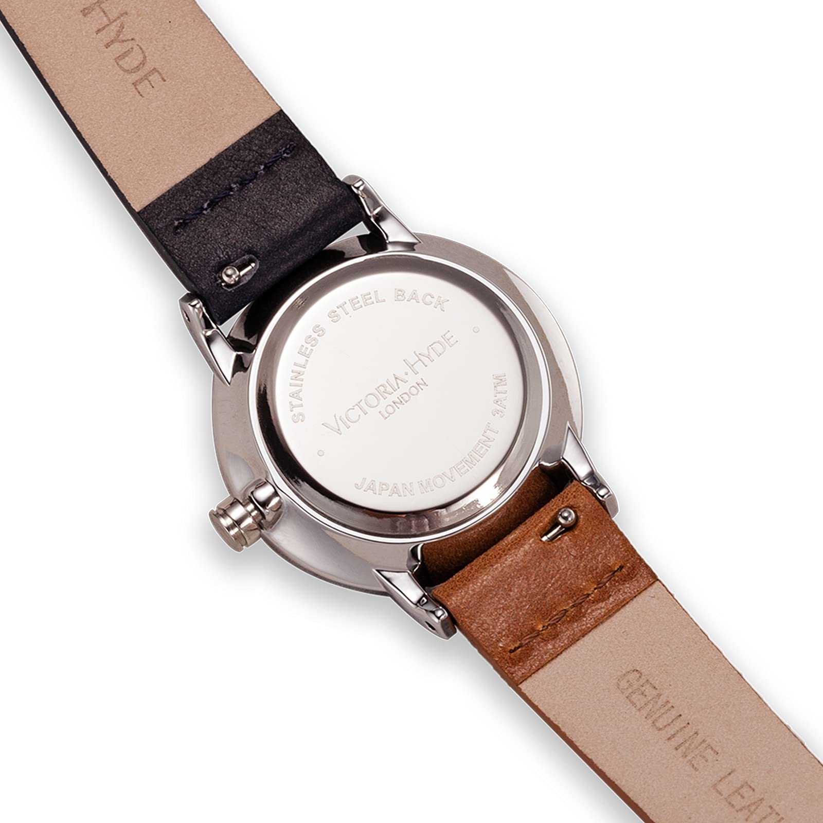 VICTORIA HYDE Esfera Pequeña Mujeres Reloj de Pulsera de Cuarzo Correa de Cuero