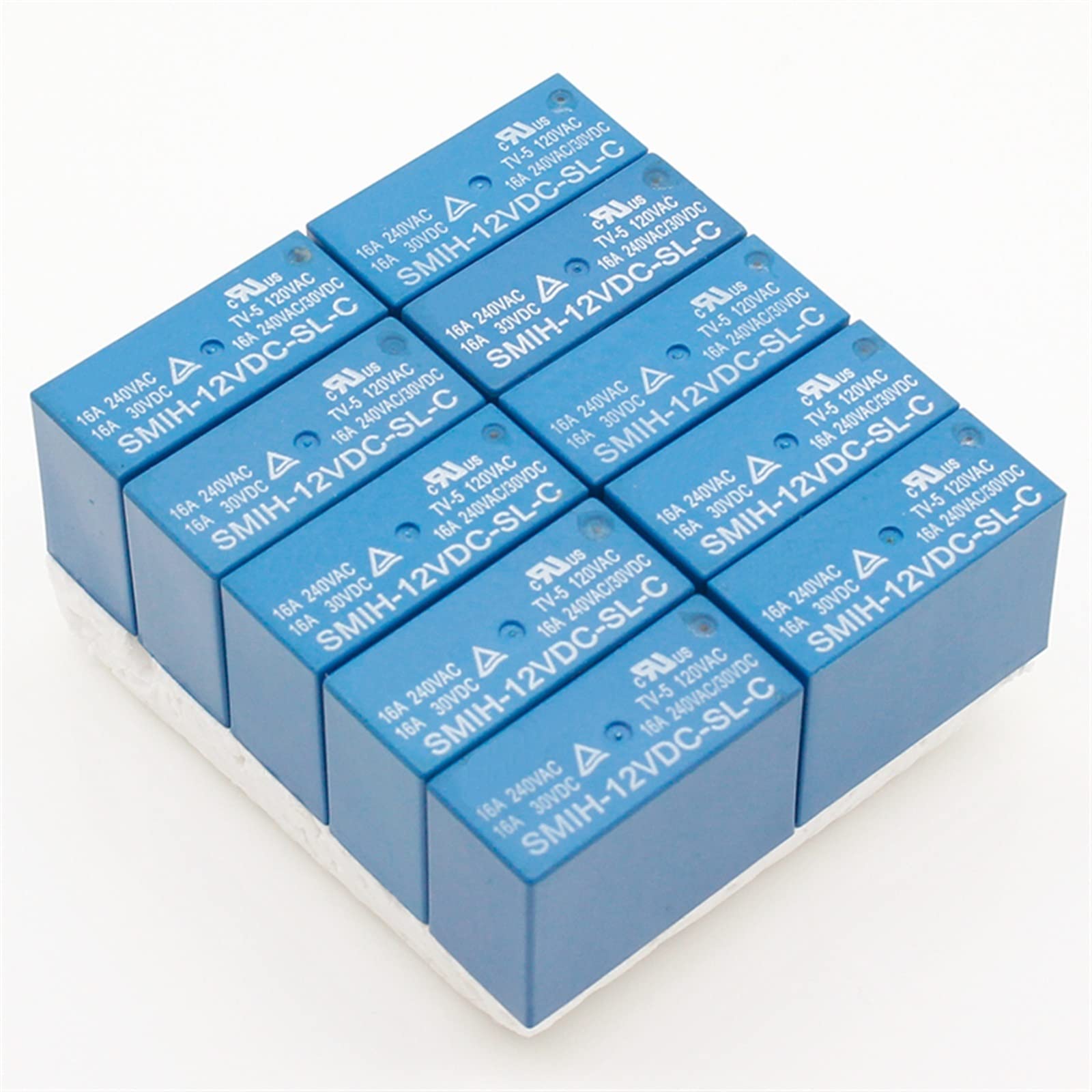 QEFHSVVZE 10PCS/lot Power relays SMIH-05VDC-SL-C SMIH-12VDC-SL-C SMIH-24VDC-SL-C 5V 12V 24V 16A 8PIN A Set of conversions(SMIH-24VDC-SL-C)