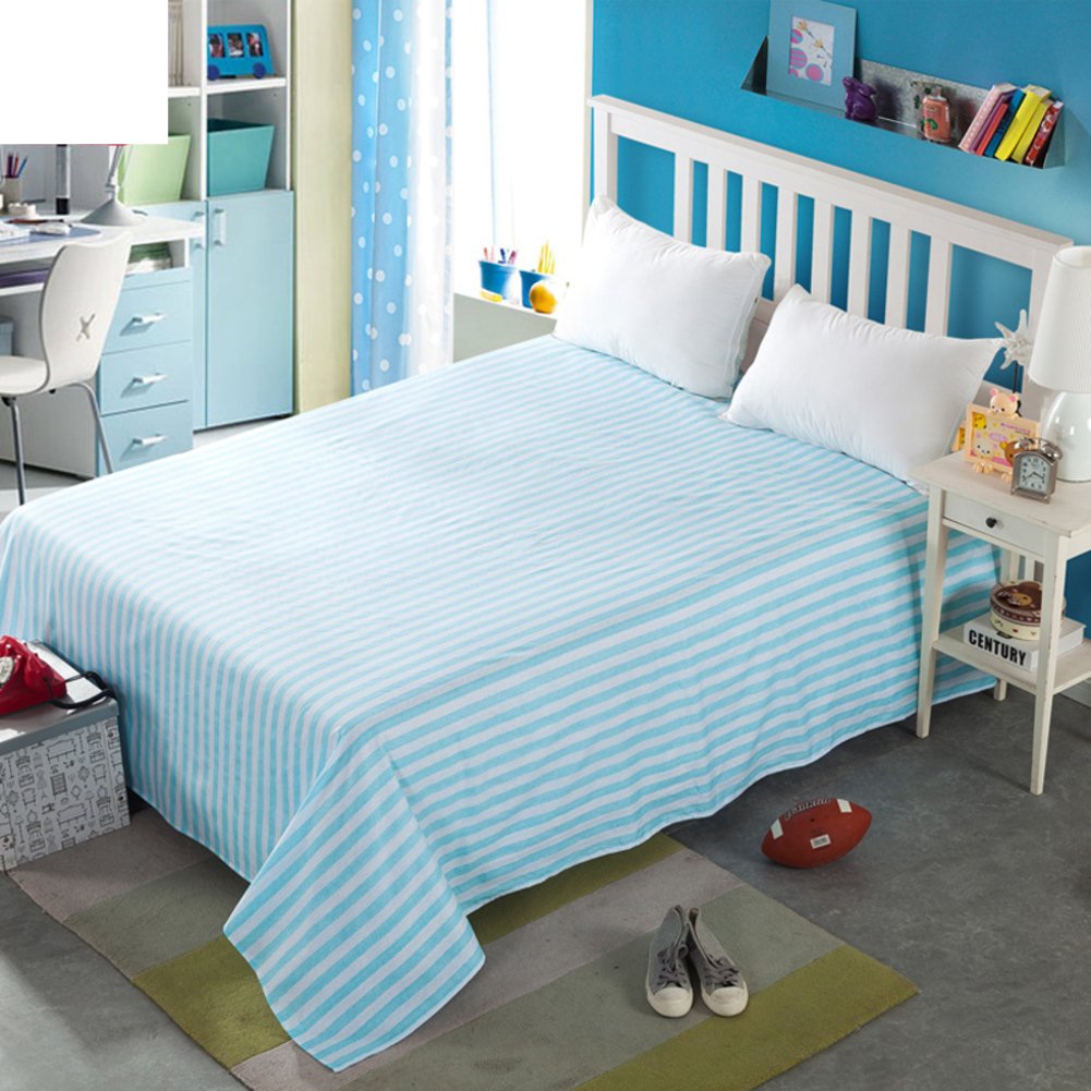 Feuilles de coton grand format 230x250cm draps de lit dortoir étudiant