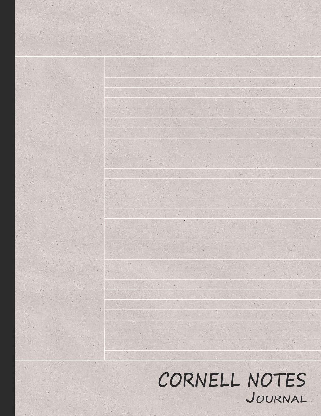 Cornell Notes Journal: Note Taking Paper for Condensing & Organizing Ideas - Gray Tissue (Note-Taking Notebook)