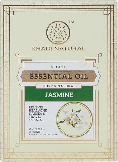 KHADI NATURAL Jasmine Essential Oil, 15ml