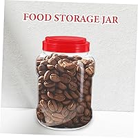 Vista 4 de Hemoton 2 tarros herméticos de almacenamiento de plástico para organización de cocina, recipientes de alimentos transparentes, tapa sellada para té