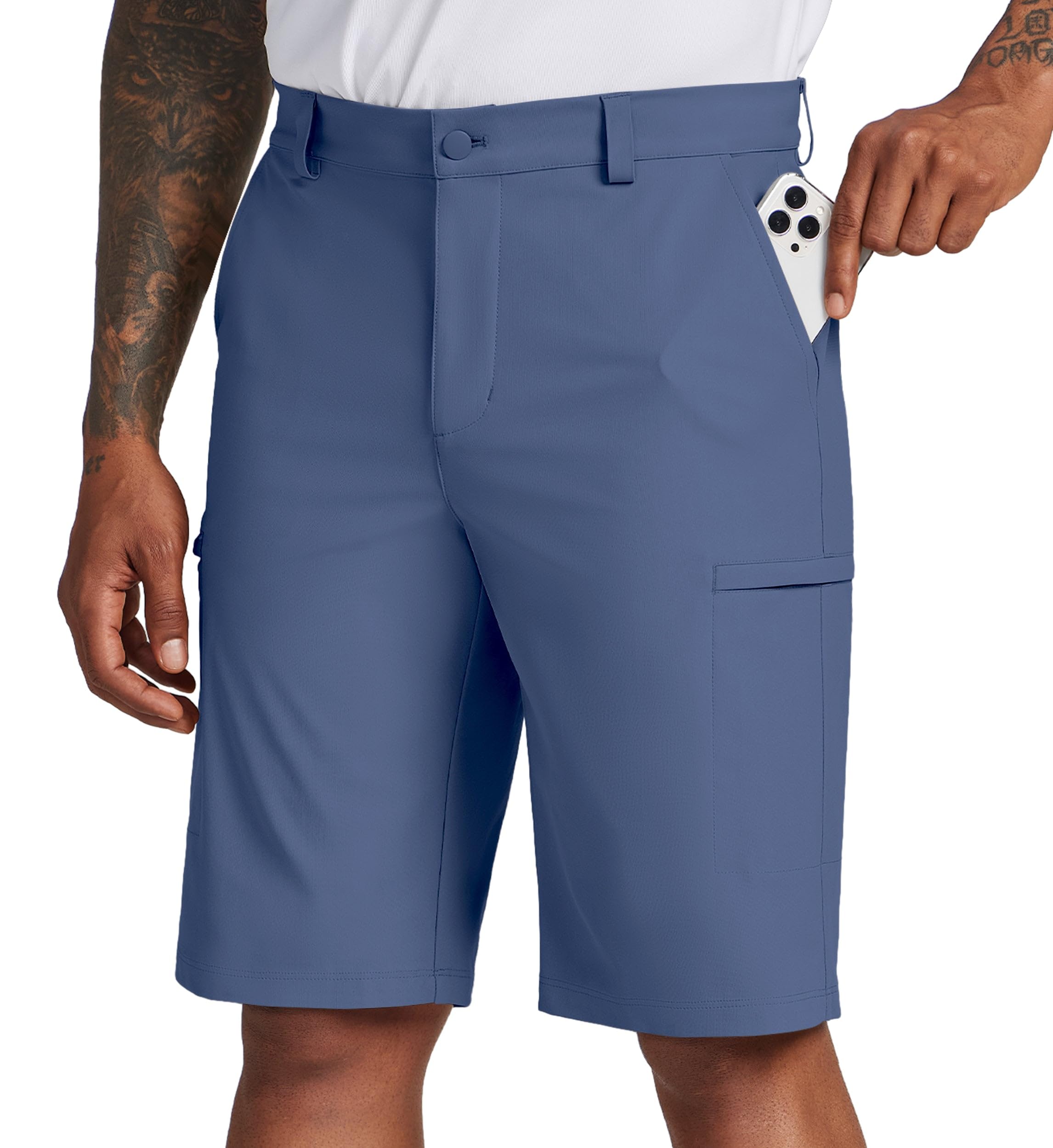Willit Men's Golf Shorts Stretch Dress Shorts Cargo Quick Dry Athletic Casual Shorts with Pockets 7" 9" 11"