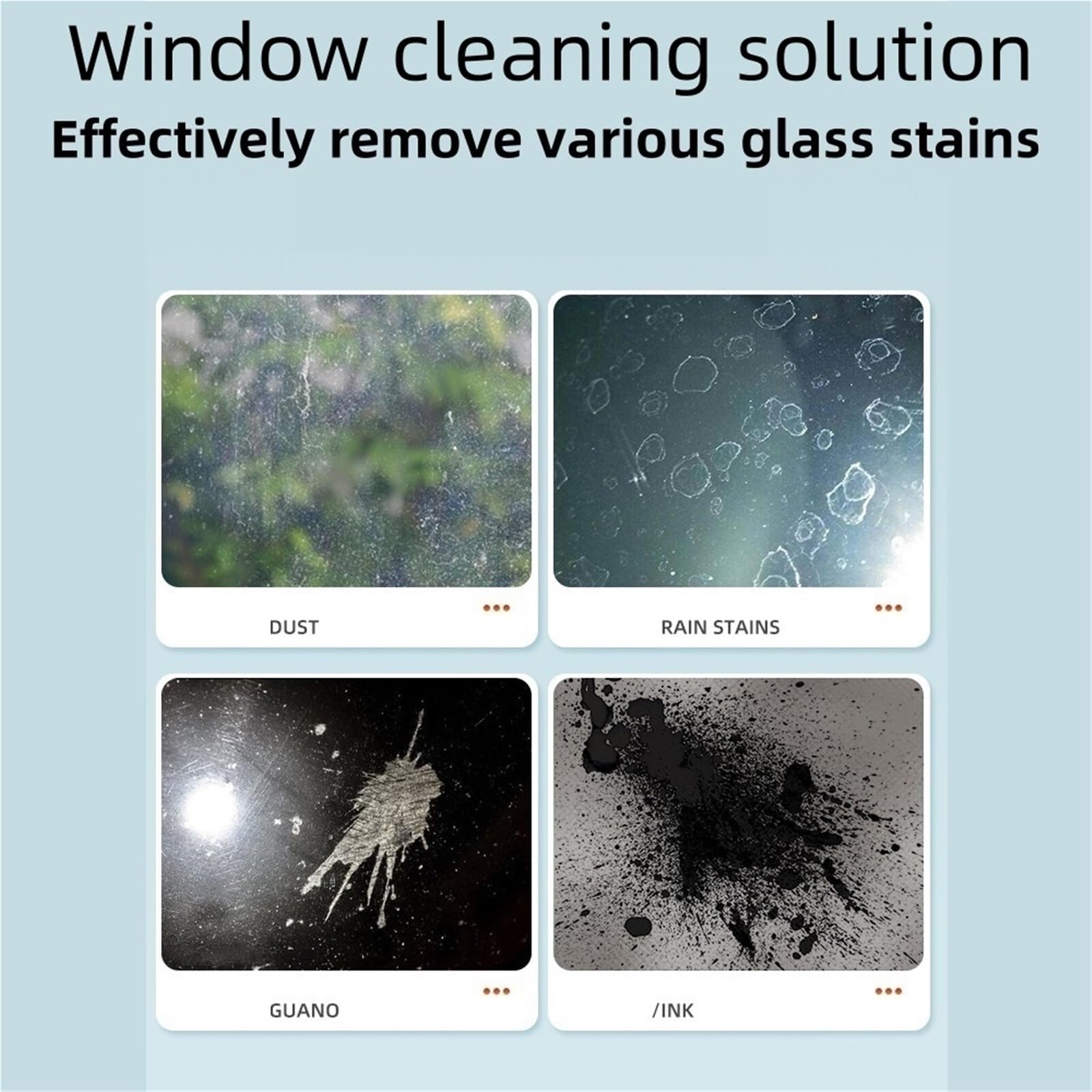 4er-Pack Fensterreinigungslösung, kompatibel mit ECOVACS WINBOT W1 Pro/W2 Pro Omni/Winbot Mini, Fensterroboter-Glasreinigerflüssigkeit