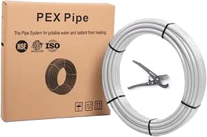 EFIELD 3/4" PEX Pipe - 300 Ft Red Coil For Hot & Cold Potable Water, NSF Certified