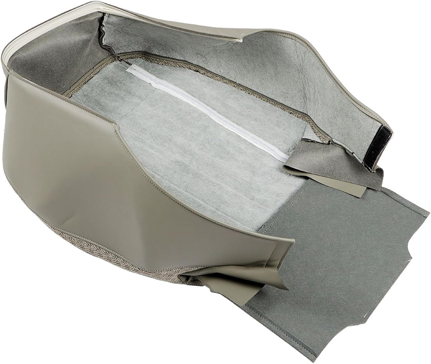 GXYWADY Driver Bottom Cloth Seat Cover Pewter Gray Replacement for 2003-2014 Chevy Express 1500 2500 3500 Van