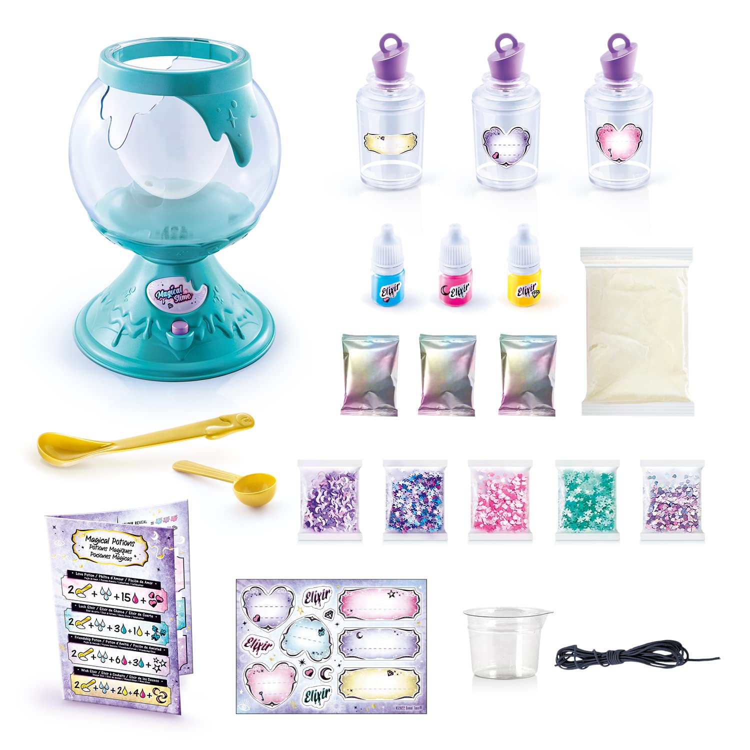 Canal Toys - So Slime - La Fabrique à Potions Magiques - Créer tes Potions avec Effets Fumées - Idée Cadeau Enfant 6 Ans + - Loisirs Créatif - Jouet Enfant Kit Slime - Activité Manuelle - SSC 196