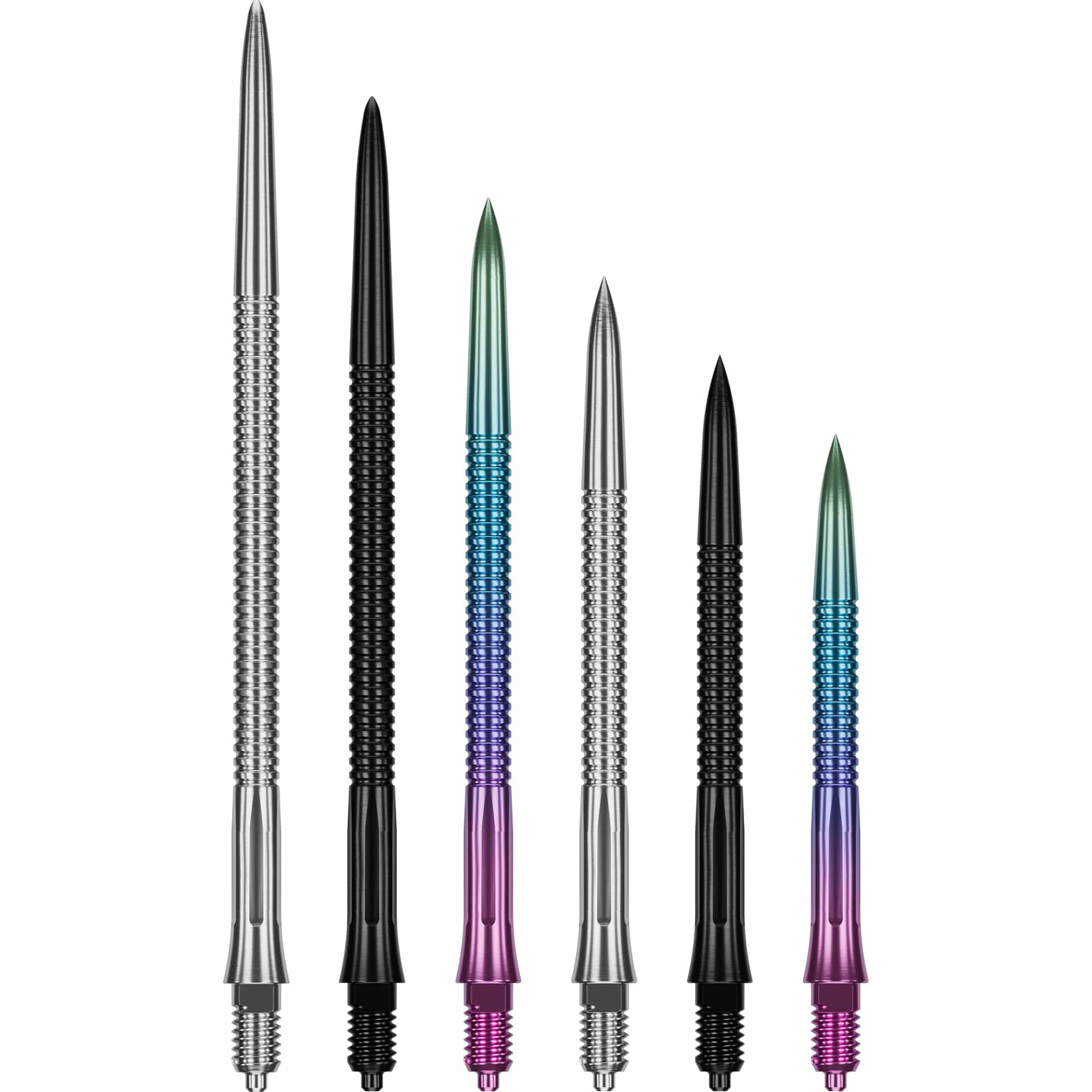 Caliburn | EZ-EVO Dart Points | Grooved Steel Tip Replacement Points | Multiple Colours (Silver, 36mm)
