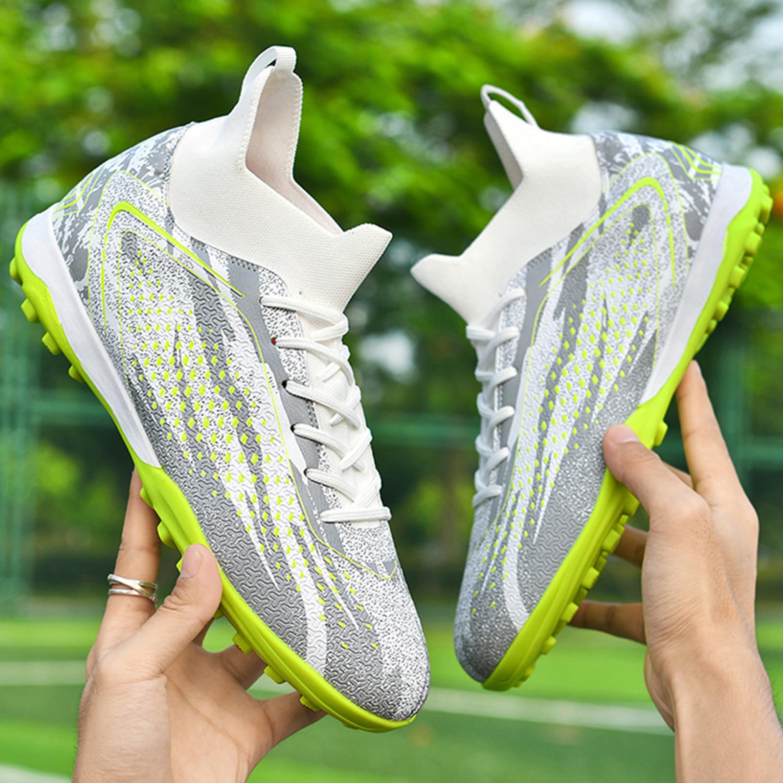 Donbest Scarpe da Calcio Bambini e Ragazzi Tacchetti AG FG Scarpe da Calcetto Calzature da Calcio Ragazzo Bambino