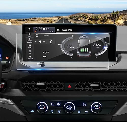 Protector de pantalla híbrido Accord 2023-2025 2026 para Honda Accord Hybrid (Sport/EX-L/Sport-L/Touring) Pantalla táctil de 12.3 pulgadas, vidrio