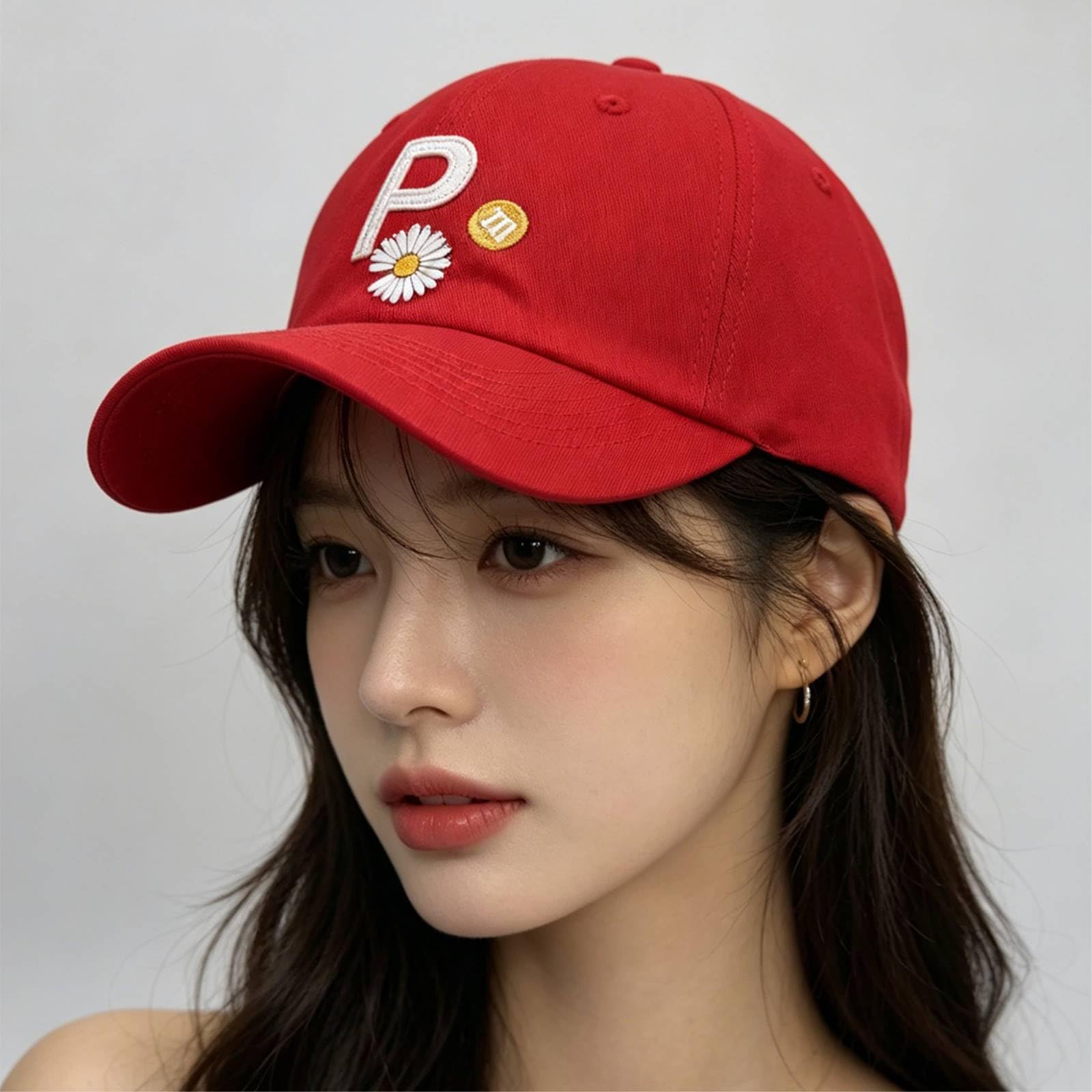 WANGSHUO Gorra de Beisbol Béisbol Bordado Carta Unisex, Moda Ajustable Al Aire Libre Pico