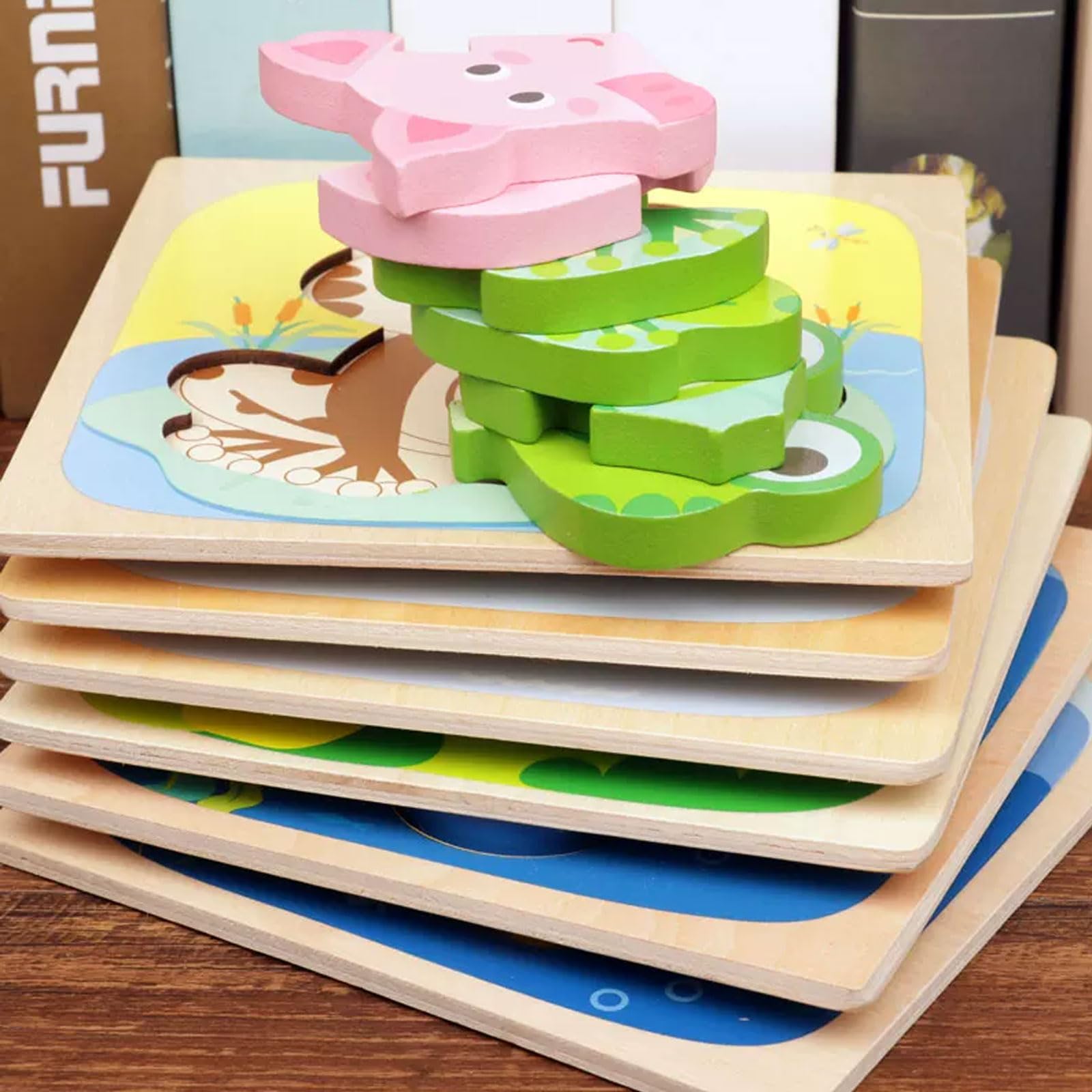 Montessori Holze 3D-Puzzles