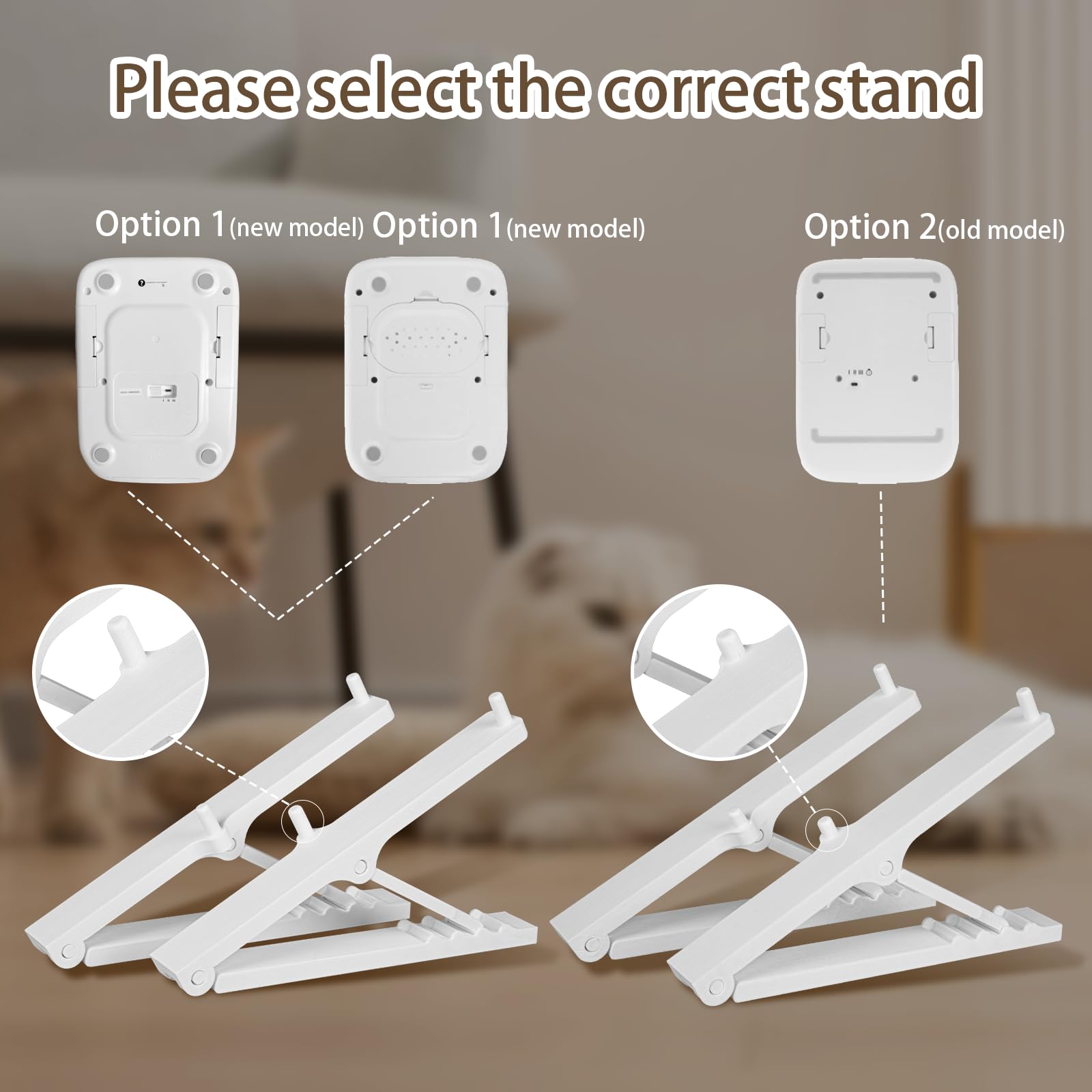 Compatible with Surefeed Microchip Pet Feeder, Adjustable Elevated Cat Pet Feeder Stand, Tilt Angle 20-45 Degrees, Promotes Comfortable Eating Posture and Neck Health (New Model) - image 4