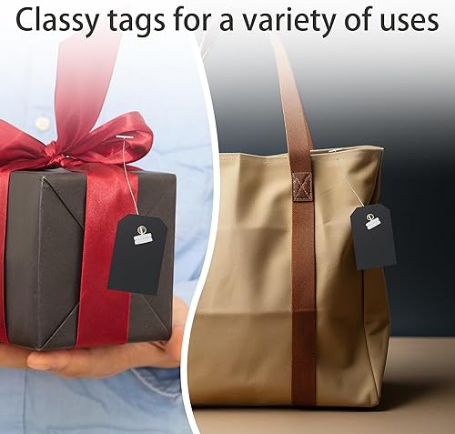 Miniatura 5 de Perco 5,000 piezas de 1.969 in 2 pulgadas de plástico transparente regular para etiquetas de etiquetas T  Se adapta bien con pistola de etiquetado