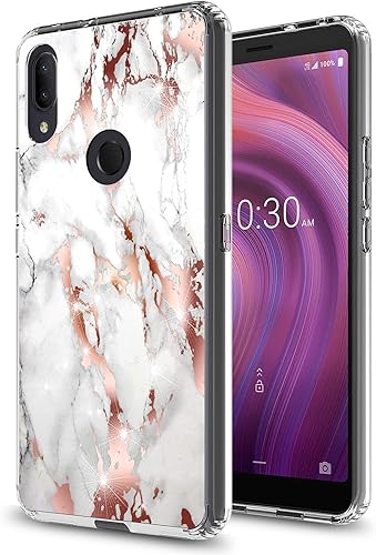 Funda para teléfono Alcatel 3V 20195032W (no compatible con Alcatel 3V 2018), ultra delgada, antiarañazos, policarbonato duro, TPU, a prueba de