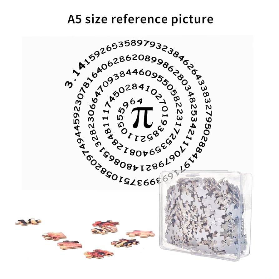 Amazon.co.jp: 1000ピース ジグソーパズル パイ 円周率 無限大