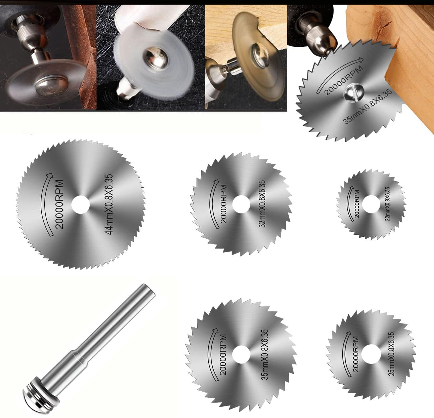 Drill Bit Sets Damaged Bolts Screws Drill Bits Screw Drivers 5pcs/Set Damaged Broken Screws Extractor Removal Tool (Circular Saw Blades 6pcs) — Amazon image 6