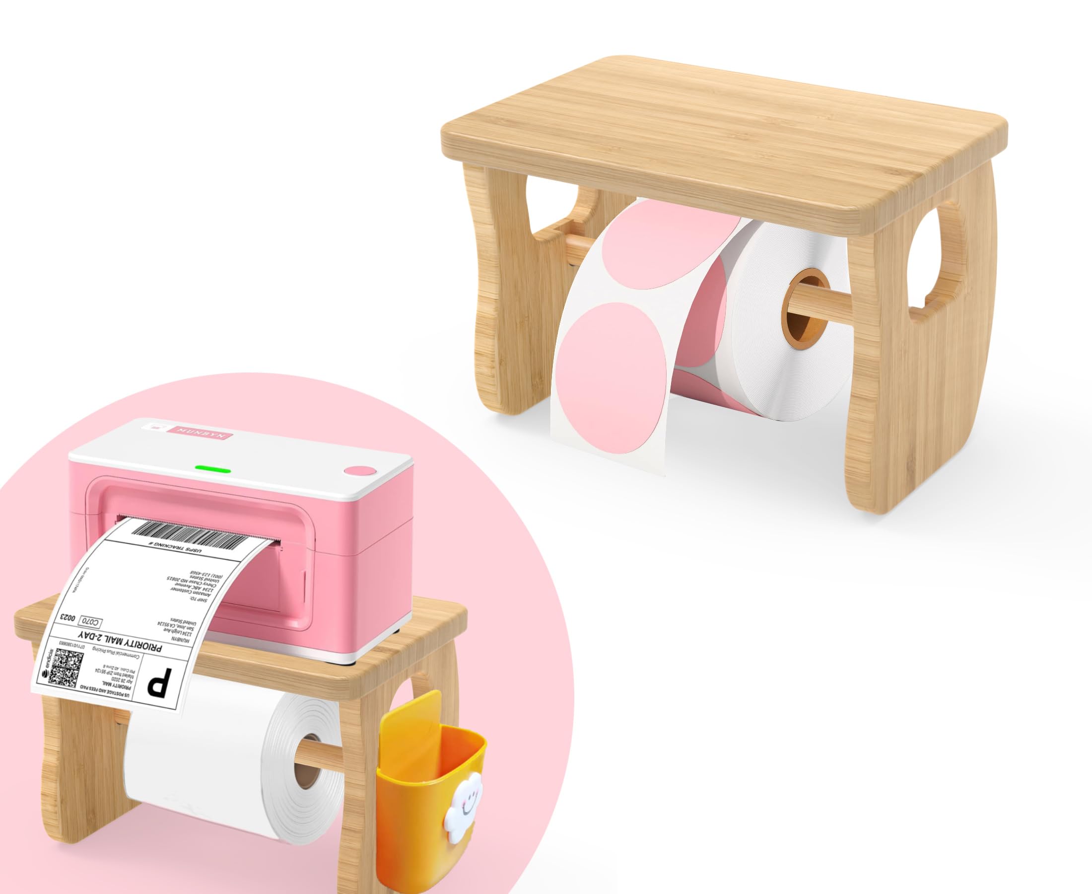 Snapklik.com : Thermal Label Holder For Desktop Label Printer,Label ...