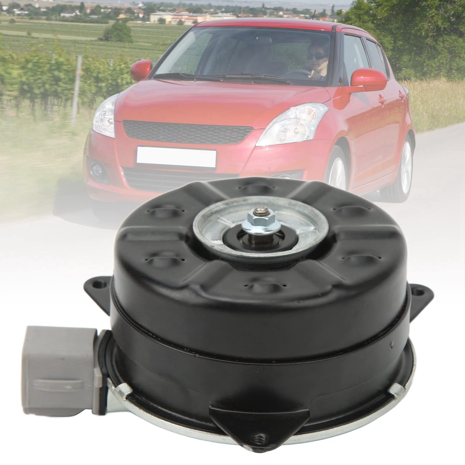 Cocoarm Motore di Ventola di Raffreddamento a Condensatore Motore di Raffreddamento Radiatore di per Ventola di 1680008310 Compatibile con Swift 1.3L 2005-2009 Realizzato in Alluminio e Ferro Ad