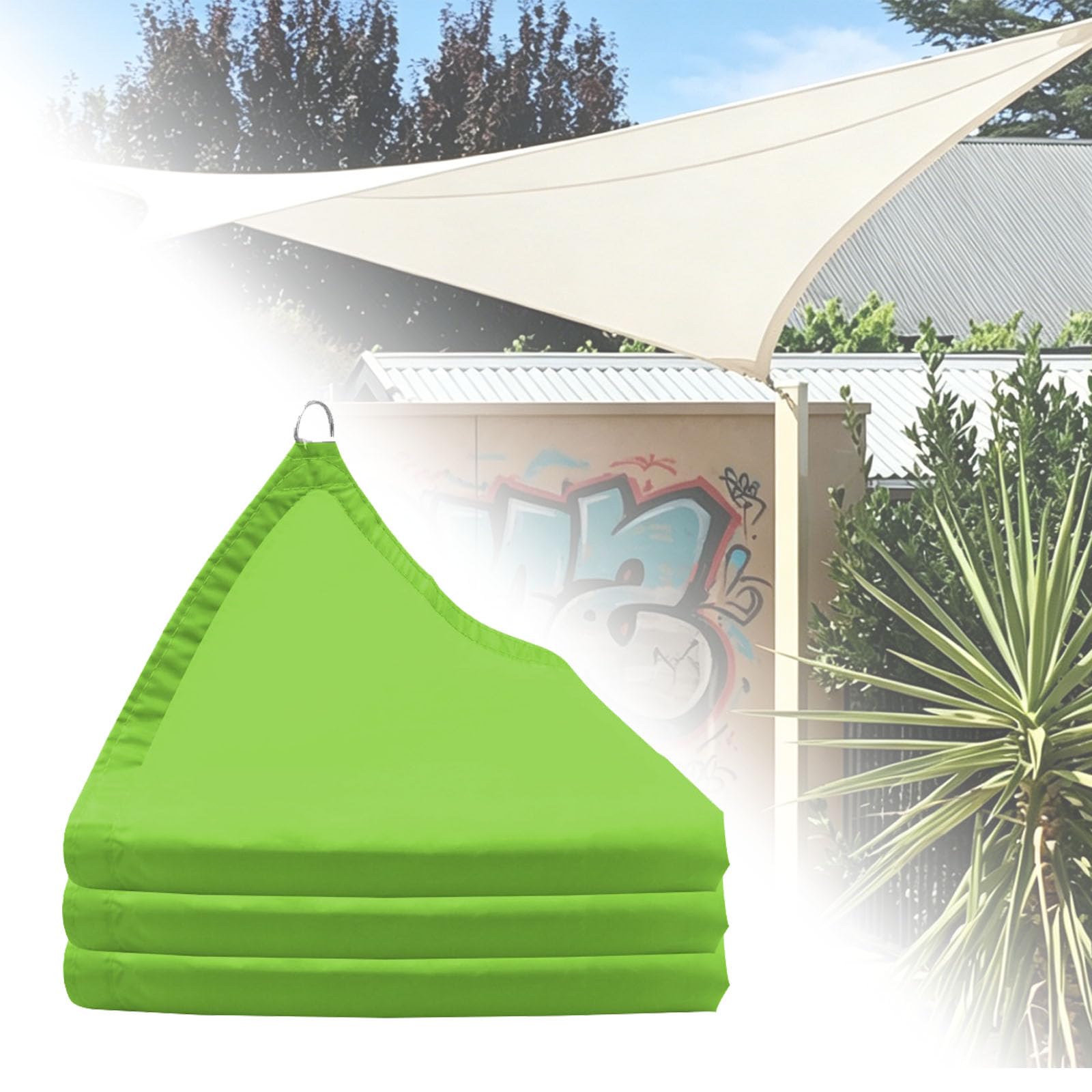 Voiles d'ombrage pour patio imperméable avec protection anti-UV 90%