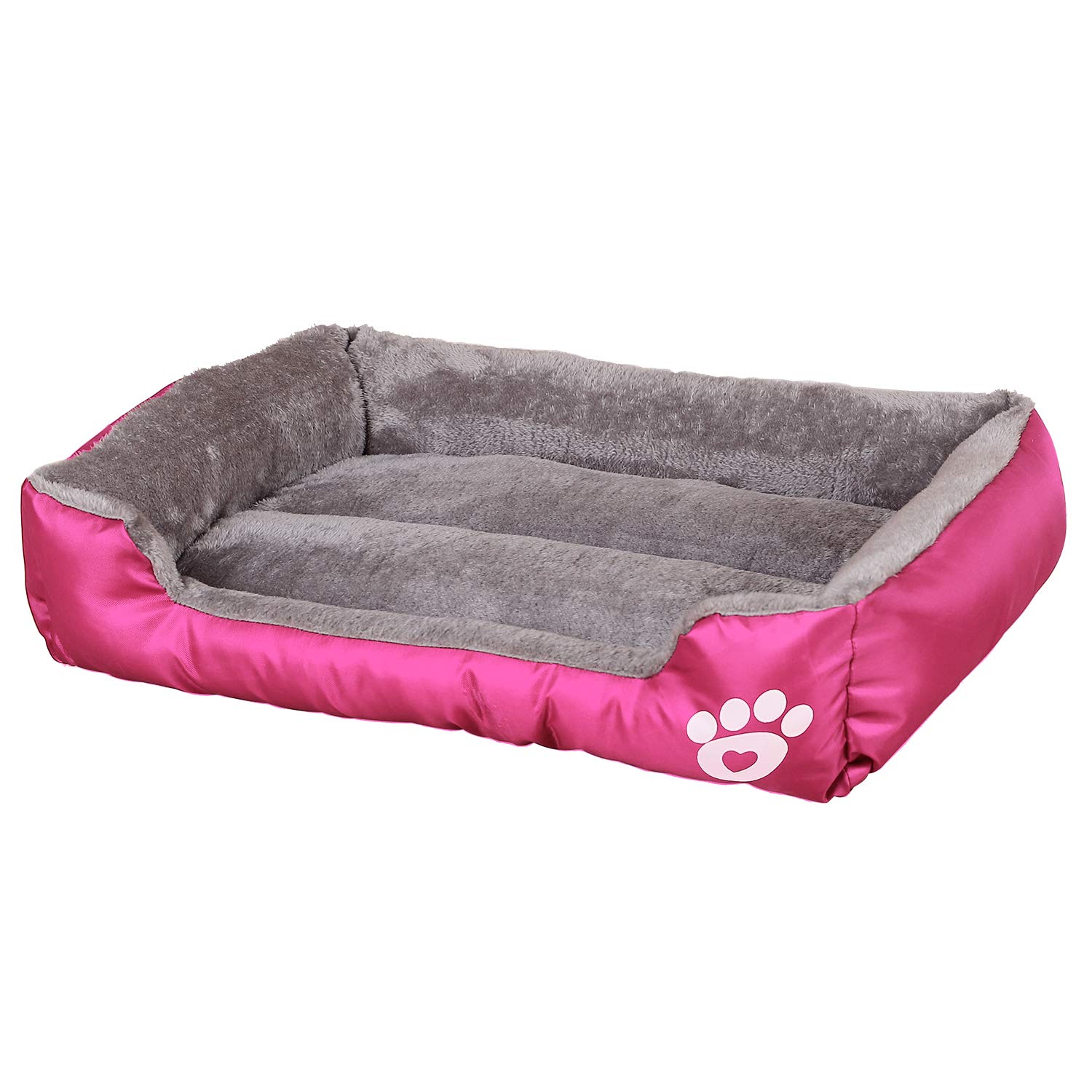 pink dog beds for large dogs