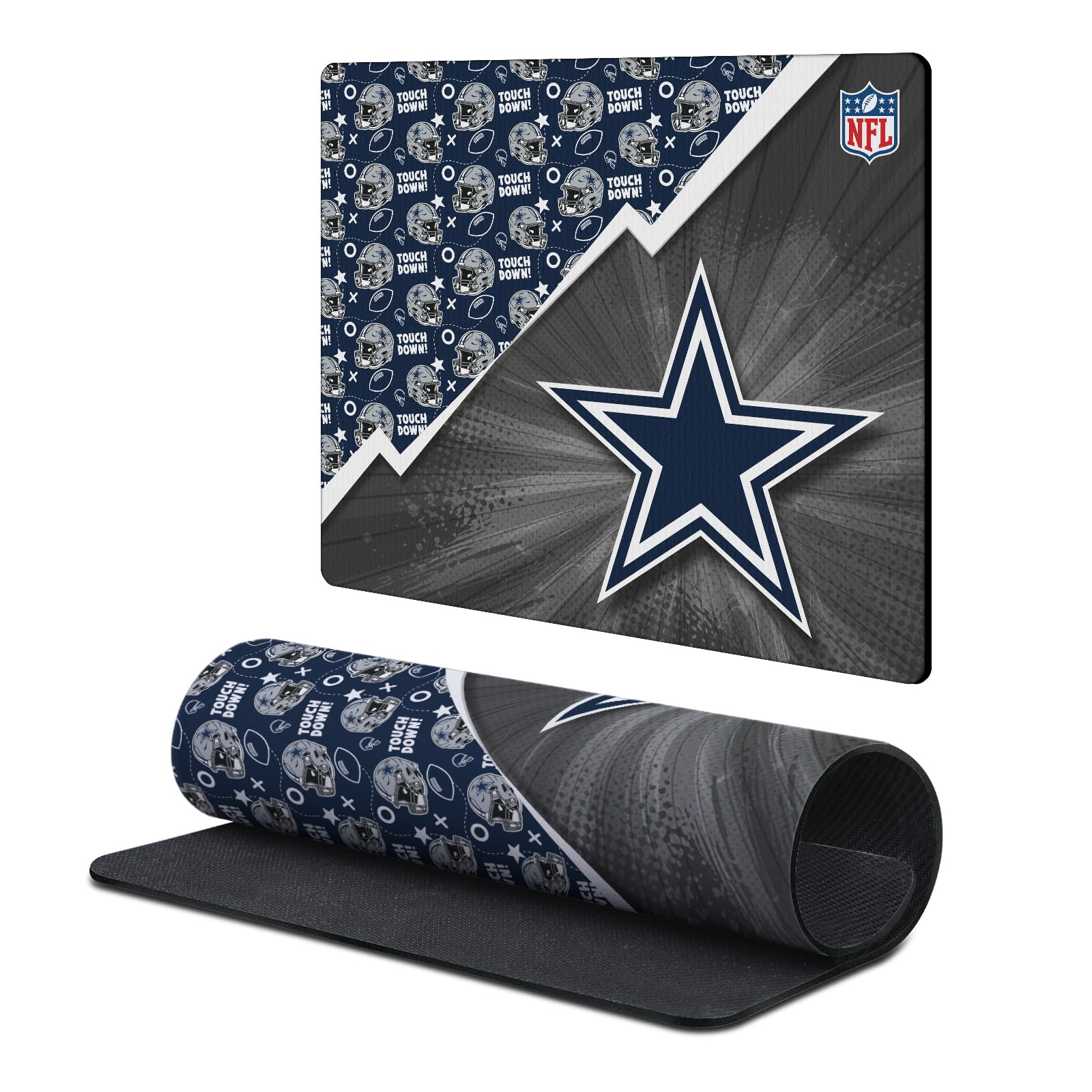 Head Case Designs Officially Licensed NFL Helmet Pattern Dallas Cowboys 9.84 x 11.81 x 0.12 inches (250 x 300 mm) - S Gaming Office Desk PC Keyboard Mouse Mat Pad