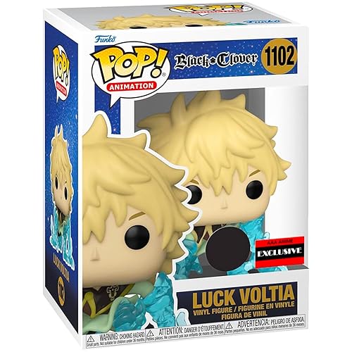 Pop Black Clover Luck Voltia (Lightning Armor) GITD Chase Pop