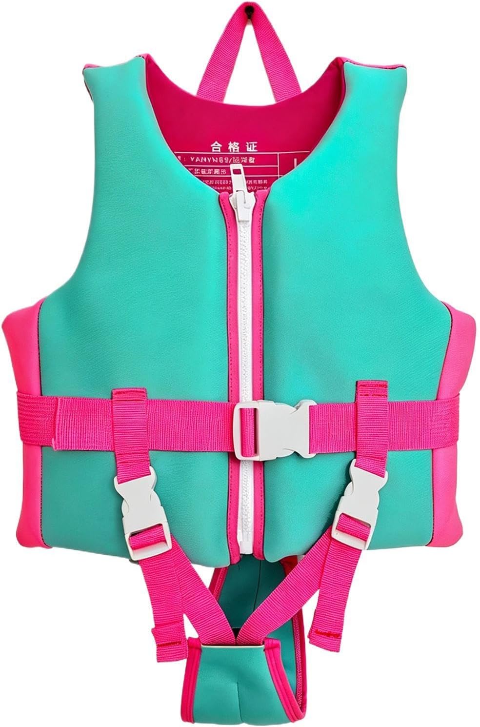 Swim Vests for Kids Adjustable Floating Training Aid | Children Beginner Swim Float Jacket for Beach Lessons Boating Water Park Lake Kayaking Fishing