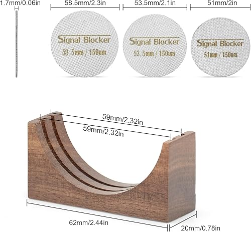 Miniatura 2 de Pantalla de disco de espresso de 2.106 in con soporte filtro reutilizable para cesta de filtro de portafiltro espresso de 2.126 in - Filtro de café