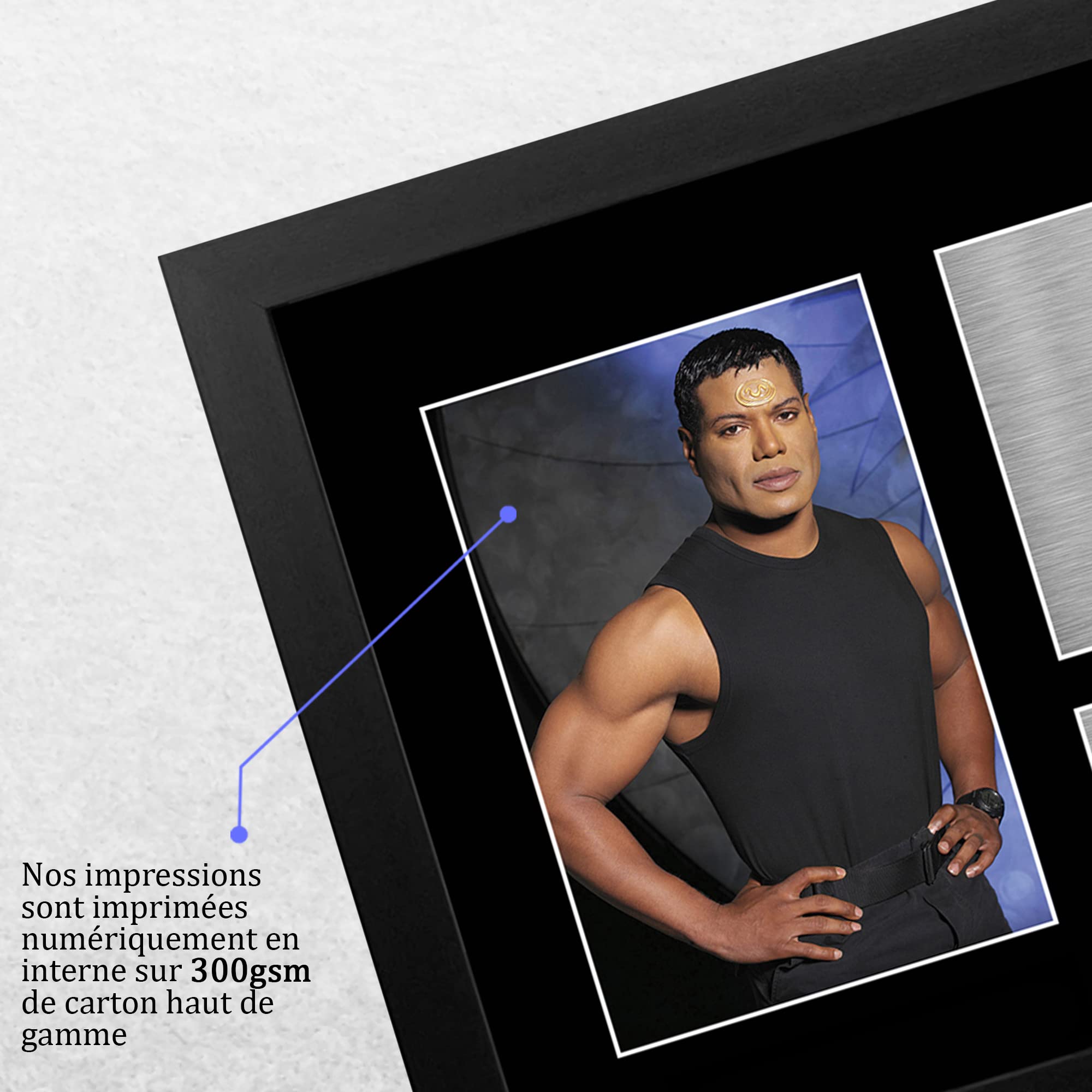 Christopher Judge Stargate SG-1 A4 Encadré Photo Autographe Signé Cadeau