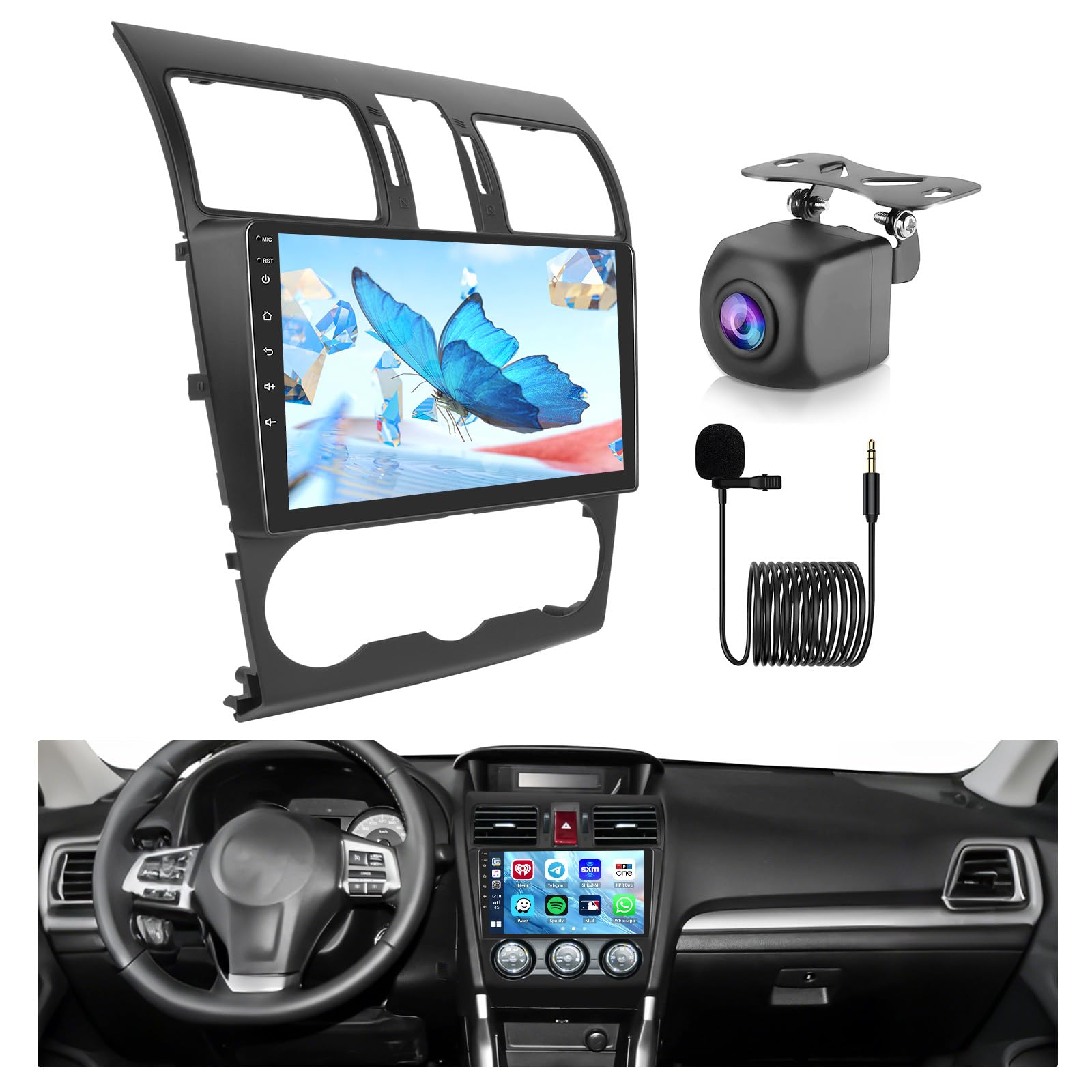 Amazon.com: Roinvou [8 Core 2G+64G] Car Radio for Subaru Forester