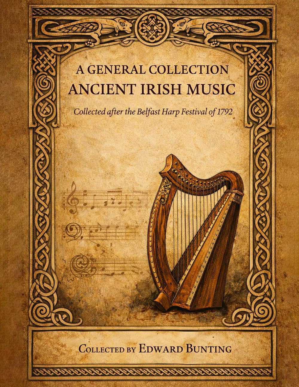 A General Collection of the Ancient Irish Music (1797): 66 tunes for the melody instruments, the harp and piano.