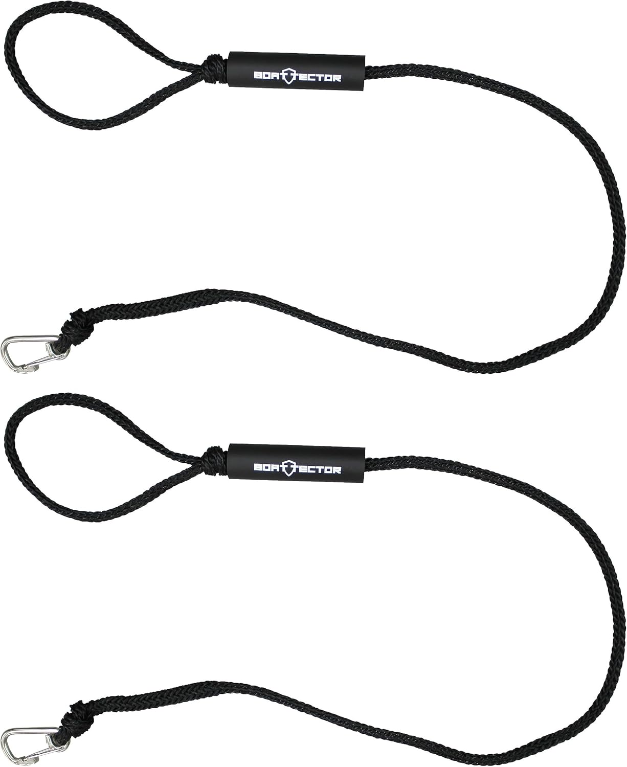 Extreme Max 3006.3116 BoatTector PWC Dock Line Value 2-Pack - 5', Black