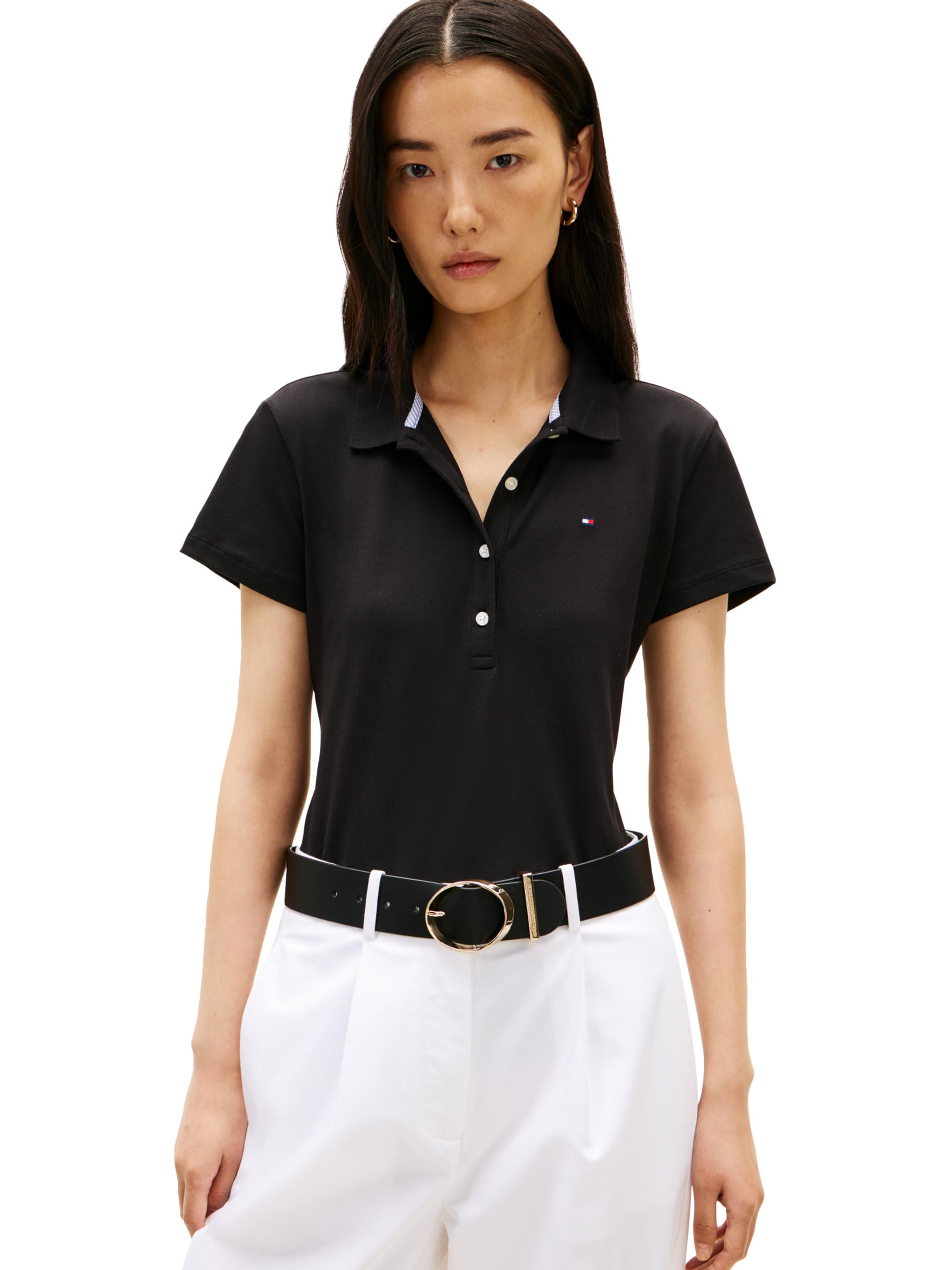 

                                                    Tommy Hilfiger Women's Regular Short Sleeve Pique 