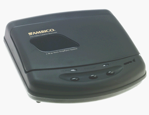 Ambico V-0759A VHS 2-Way Tape Rewinder (Discontinued by Manufacturer)