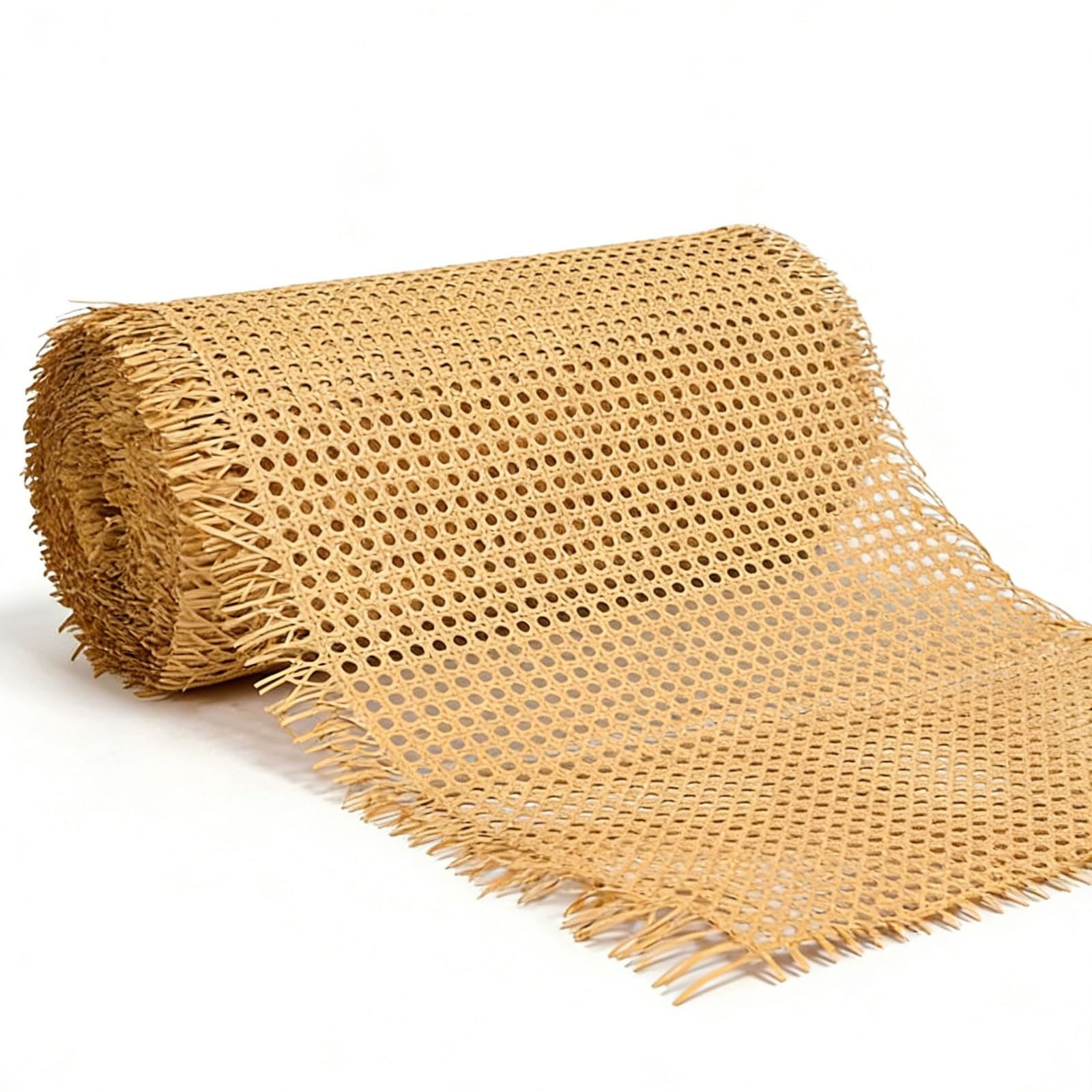 Rollo de cincha de ratán de plástico Malla Octogonal de ratán de Polietileno para Malla Abierta Tejida para Muebles, decoración del hogar de sillas y cestas (Size:50x200cm,Color:Color primario)
