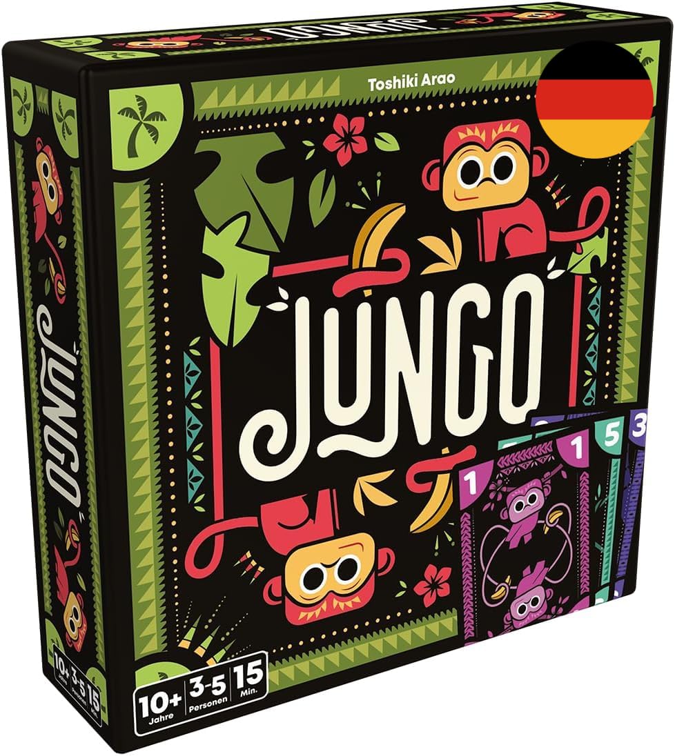 Cocktail Games, Jungo, Family Game, Card Game, 3-5 Players, from 10+ Years, 15 Minutes, German