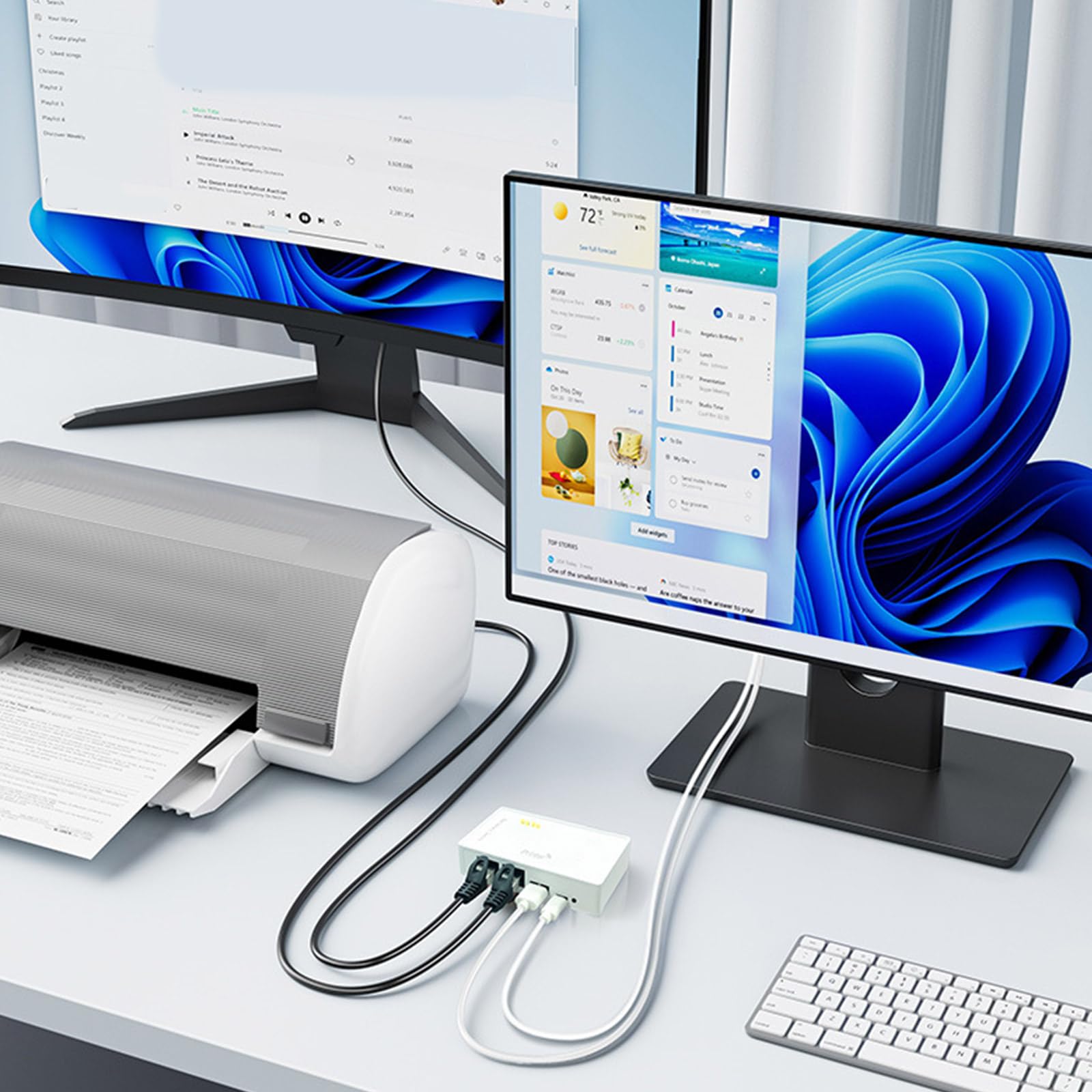 Serveur d'imprimante sans fil 10/100 Mbps USB vers RJ45/WiFi Adaptateur convertit USB en réseaux de partage de périphérique serveur réseau
