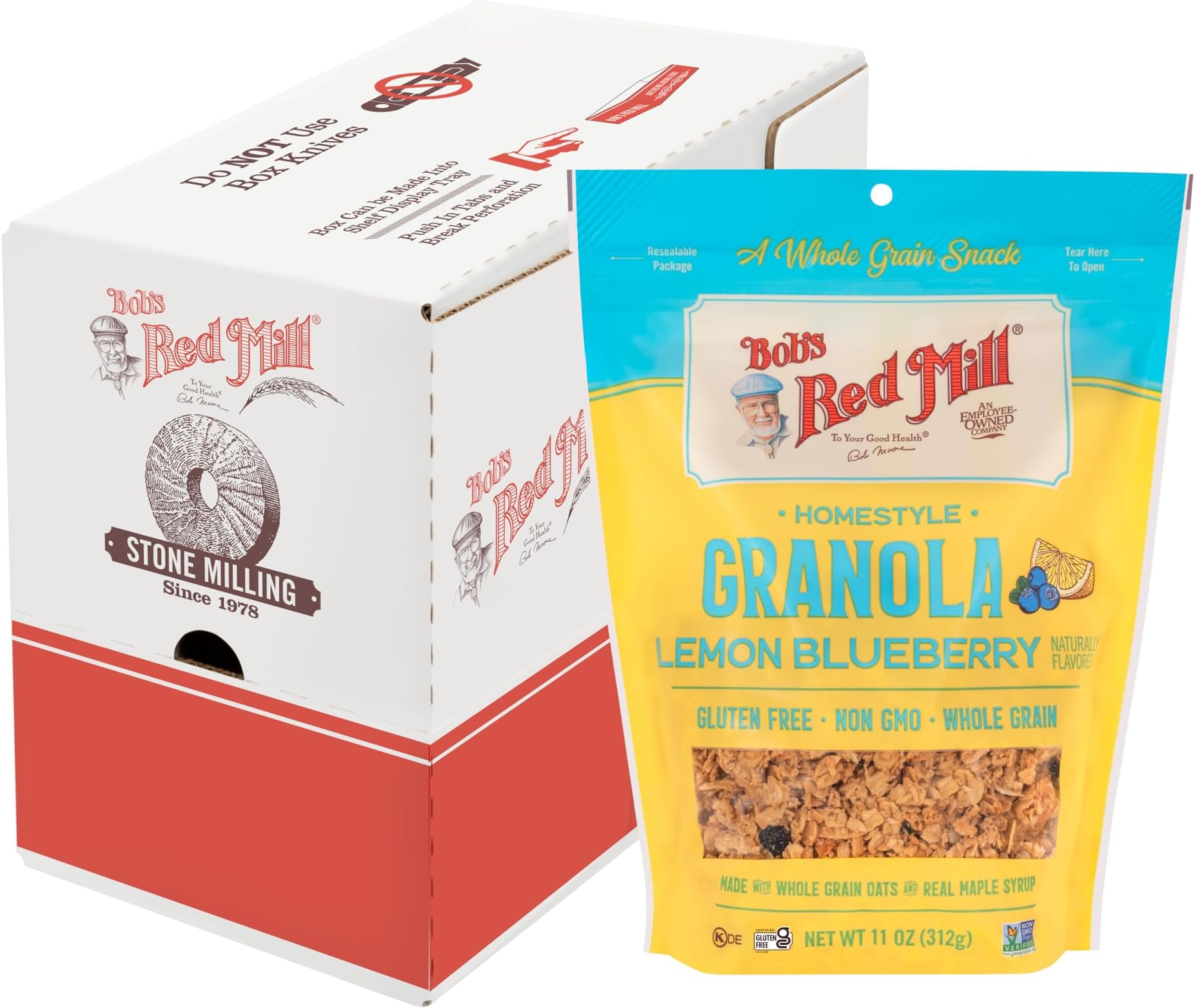Bob's Red Mill, Granola, Gluten Free, Apple Blueberry, 12 Oz - Walmart